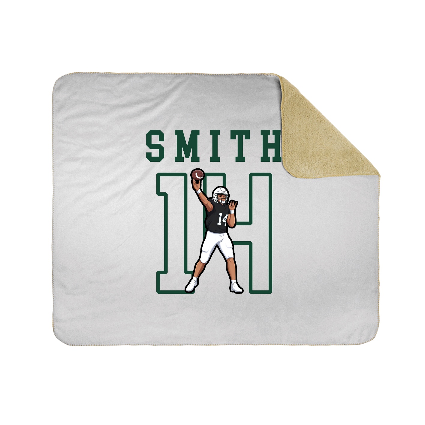Throw Blanket — Shirsey in White