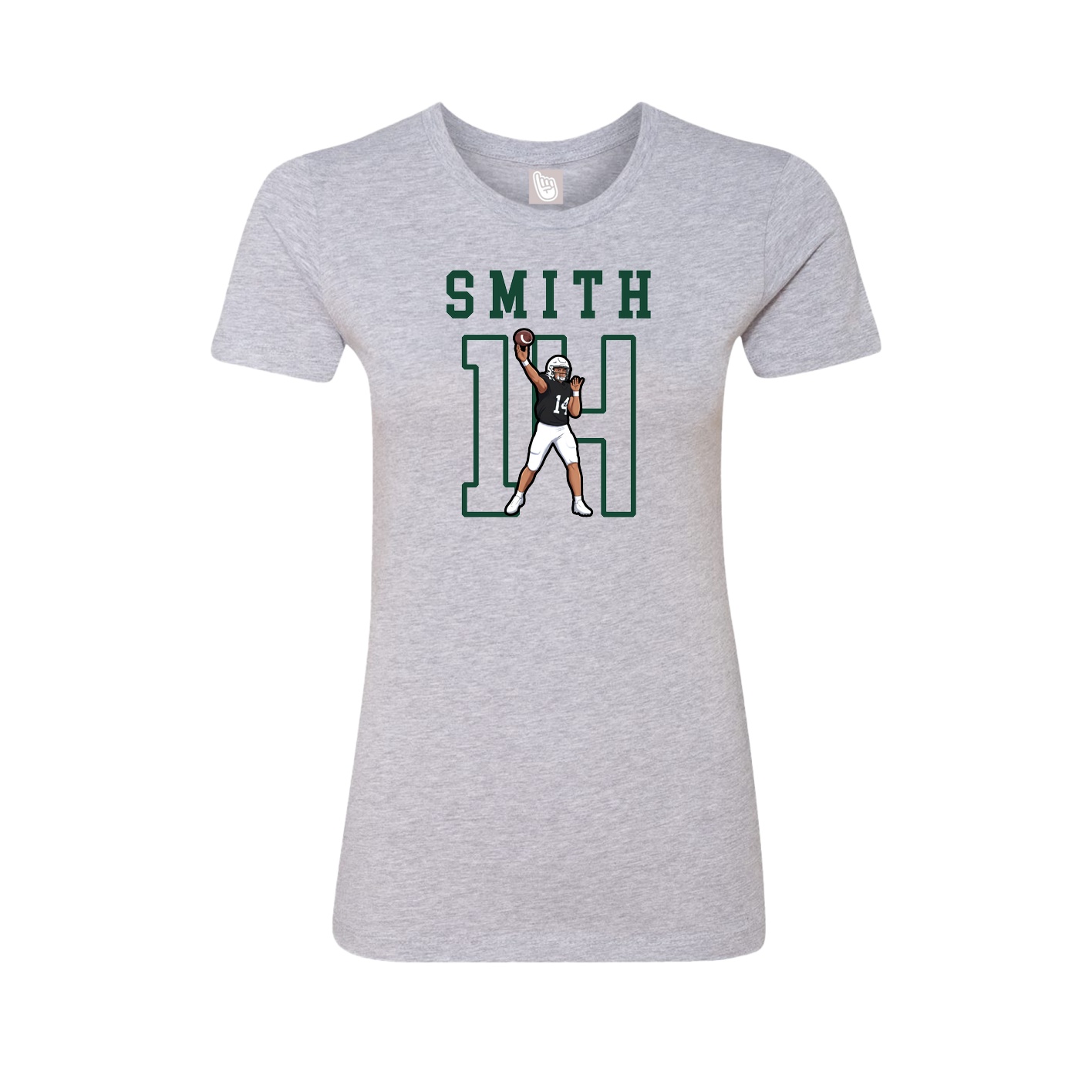 Fitted Women's Tee — Shirsey in Grey
