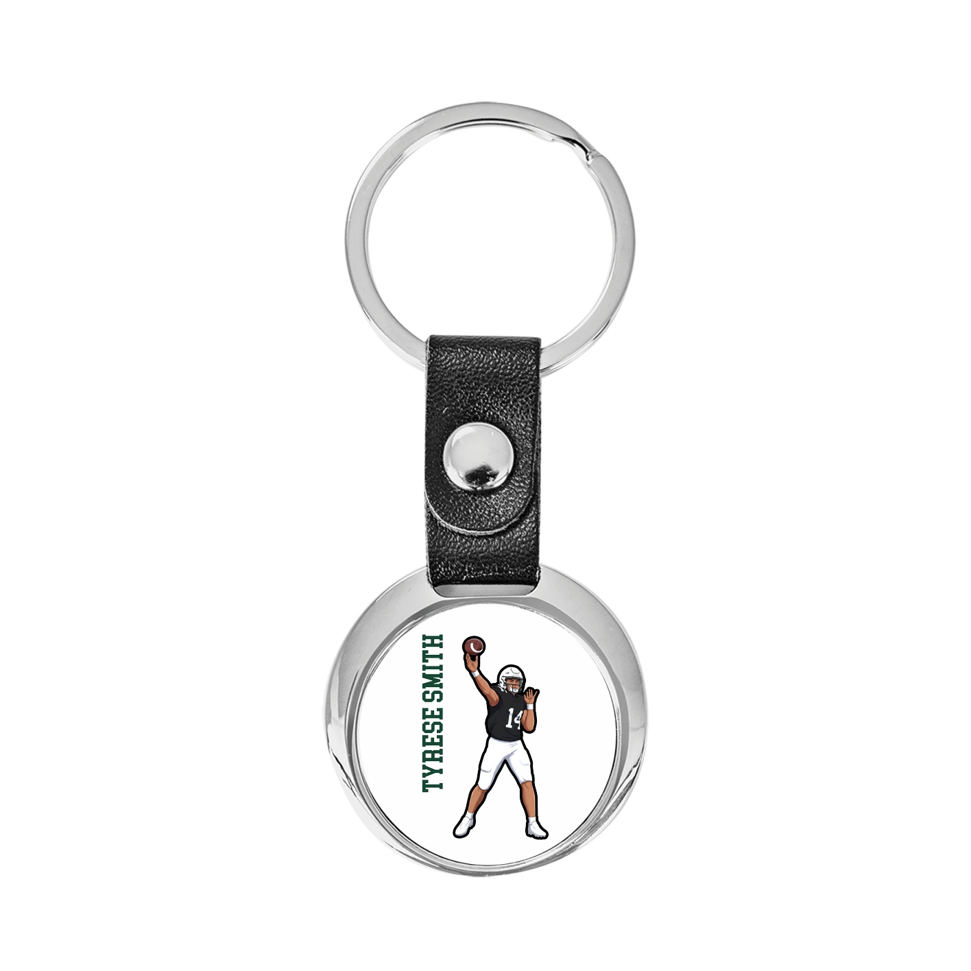 Key Chain — Name Vertical in Classic