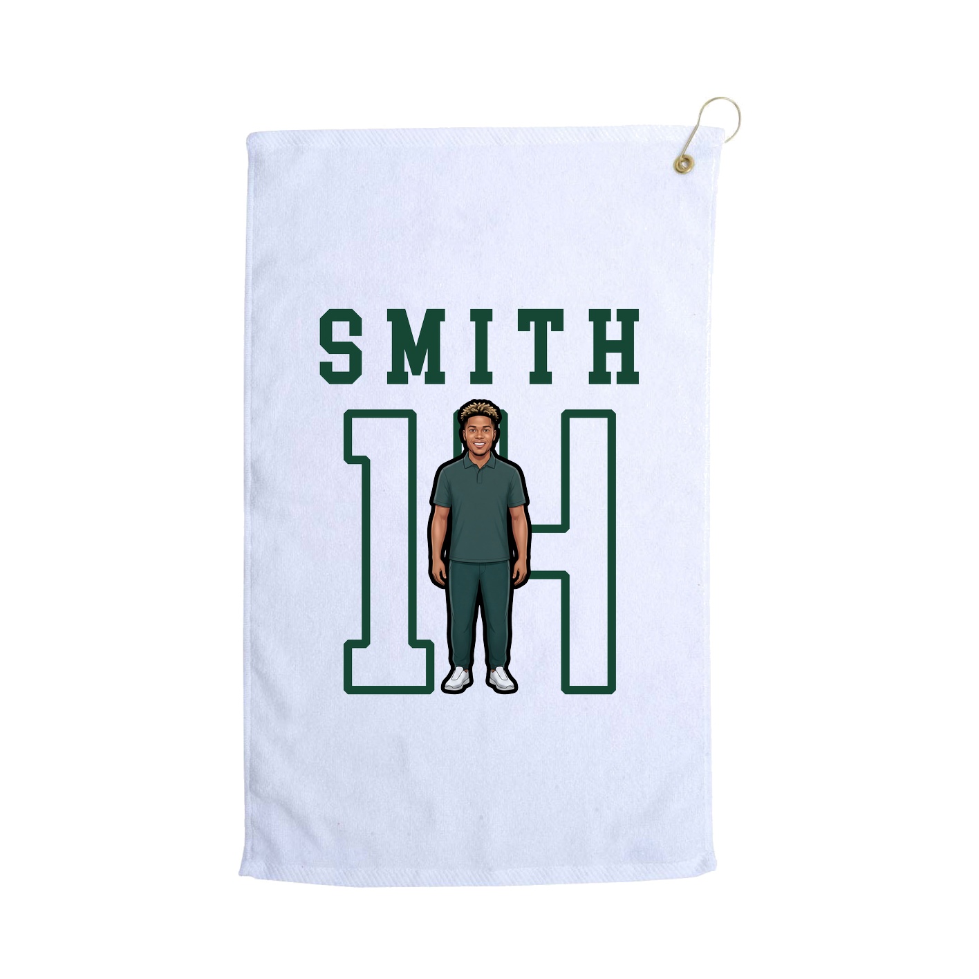 Golf Towel — Shirsey in White
