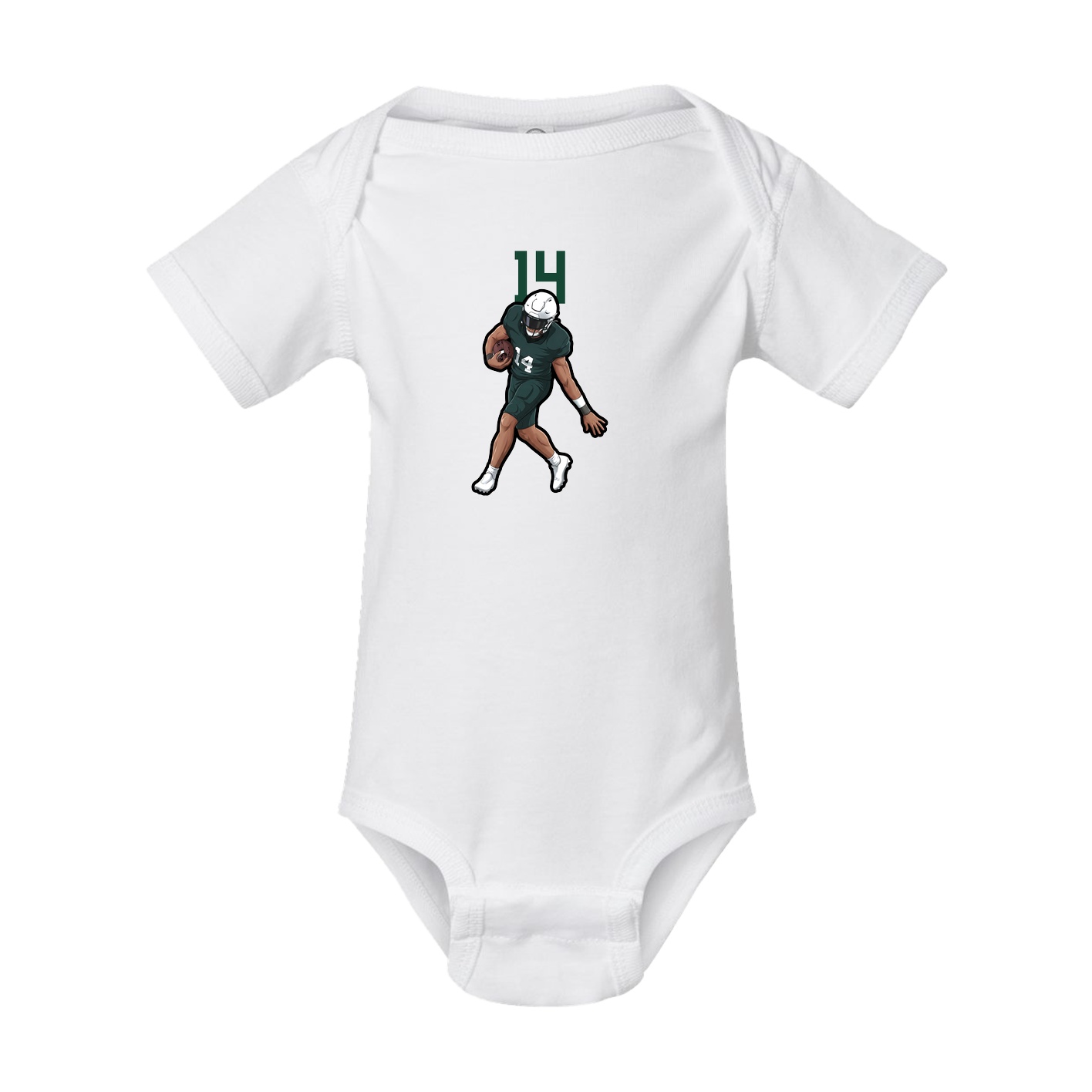Baby Onesie — Number Top in White