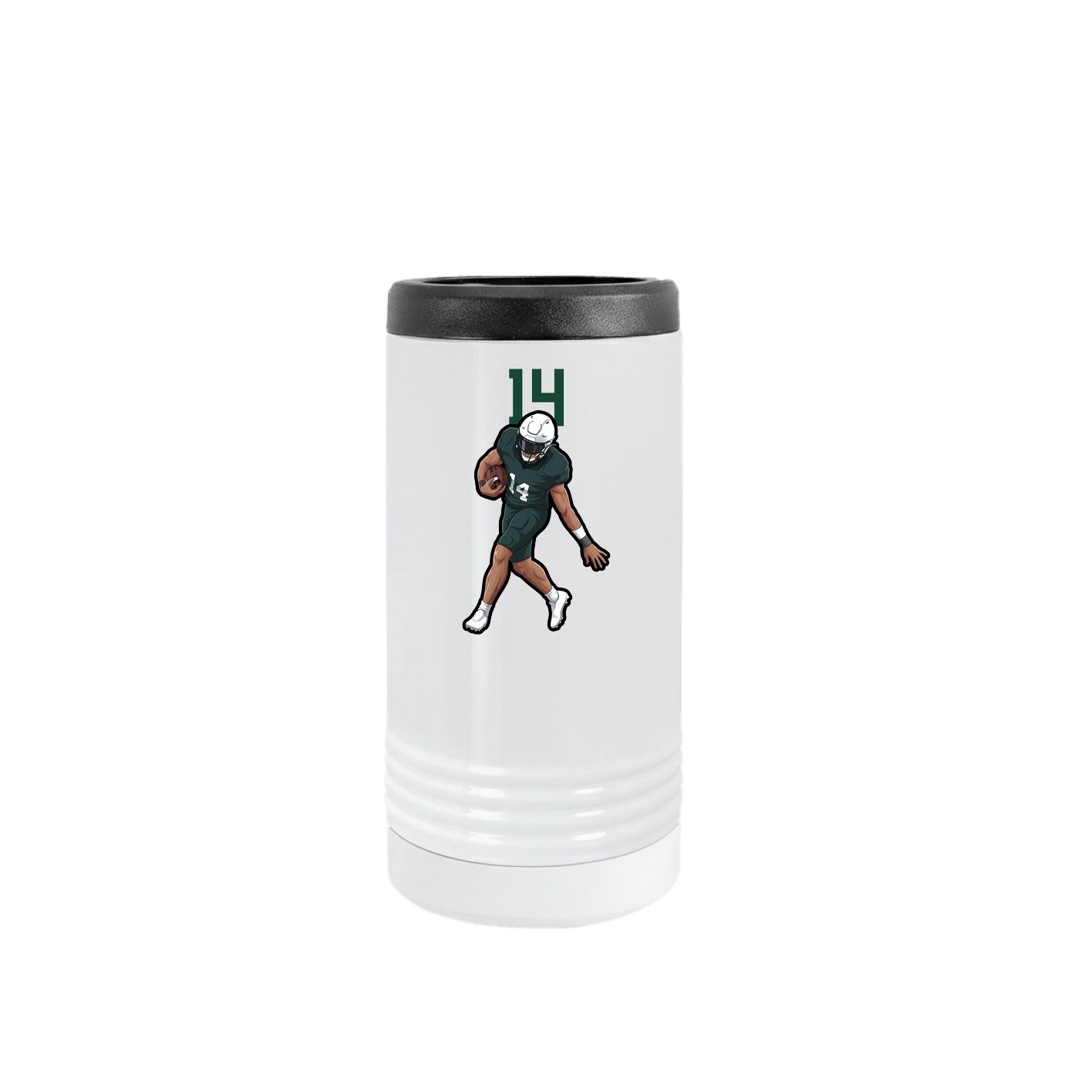 Slim Beverage Holder — Number Top in White