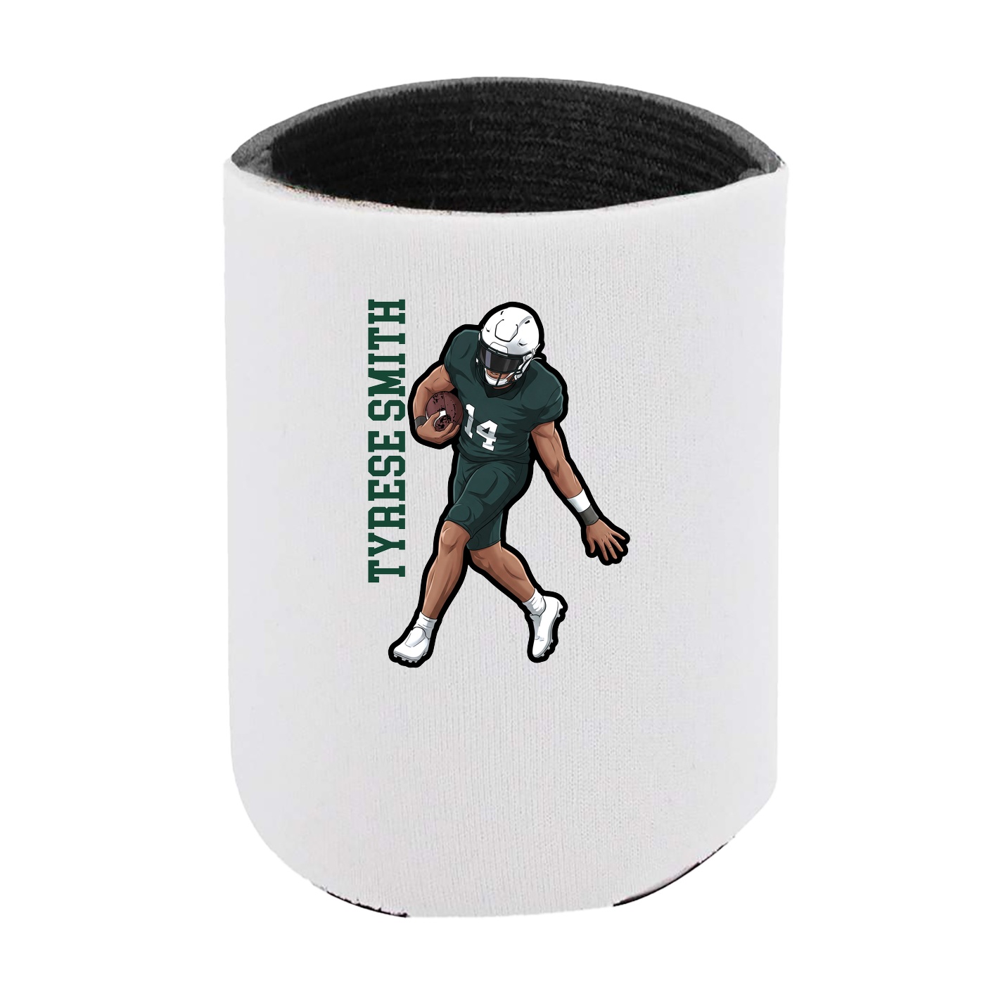 Can Holder — Name Vertical in White