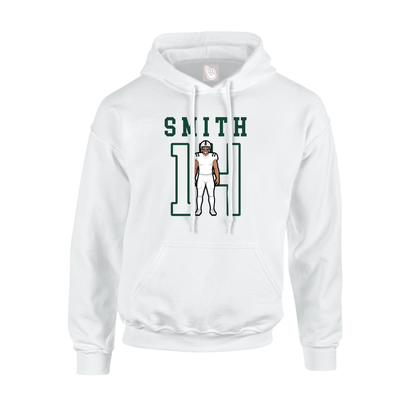 Hoodie — Shirsey in White