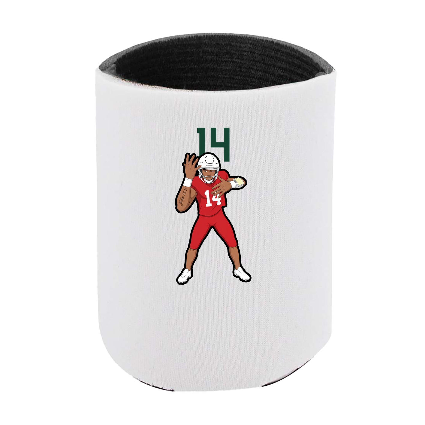 Can Holder — Number Top in White