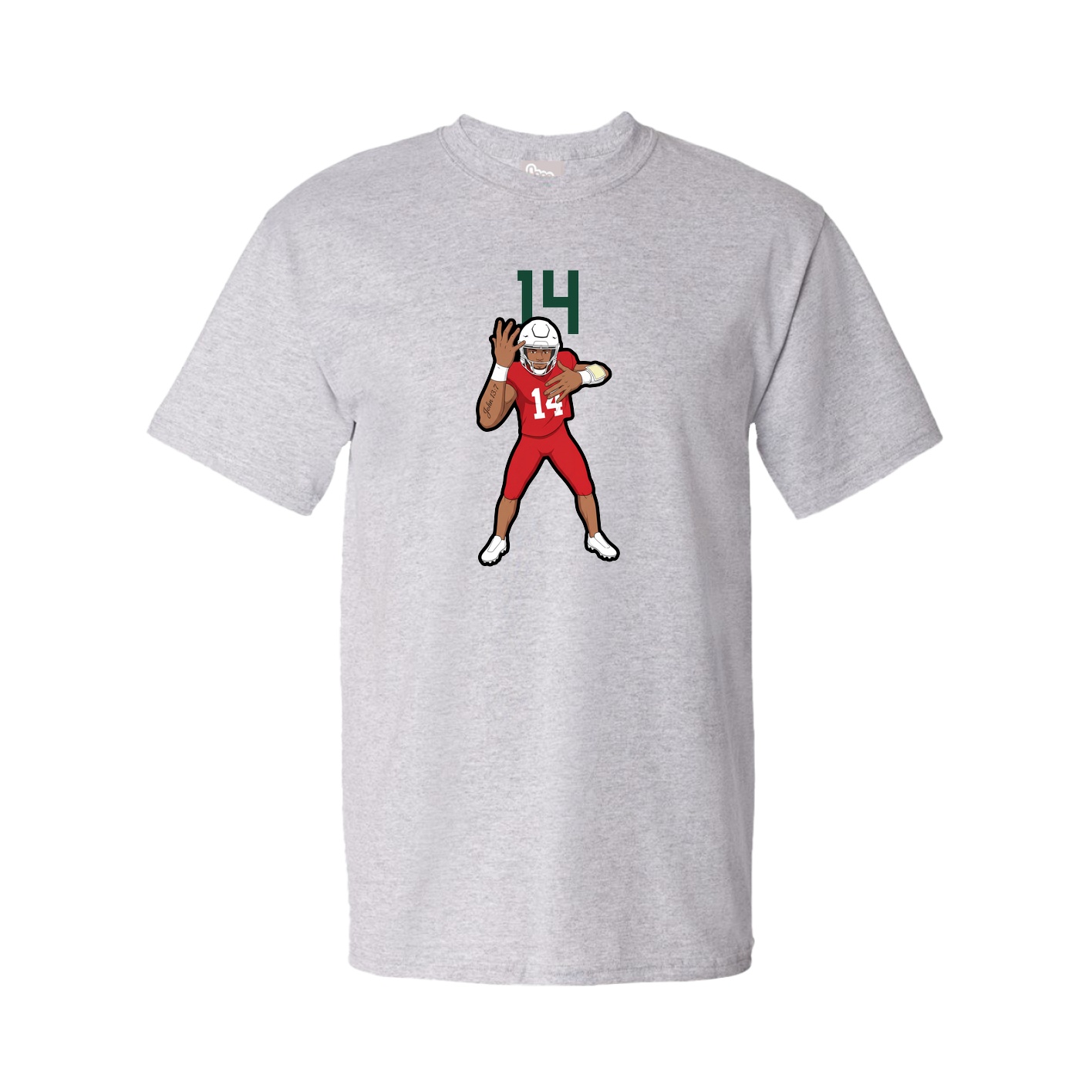 Tee — Number Top in Grey