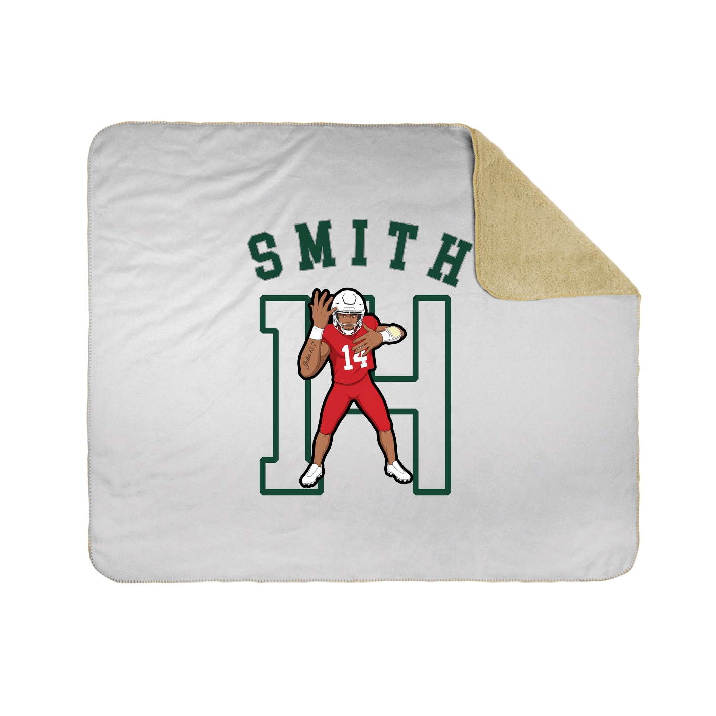 Throw Blanket — Shirsey Arch in White