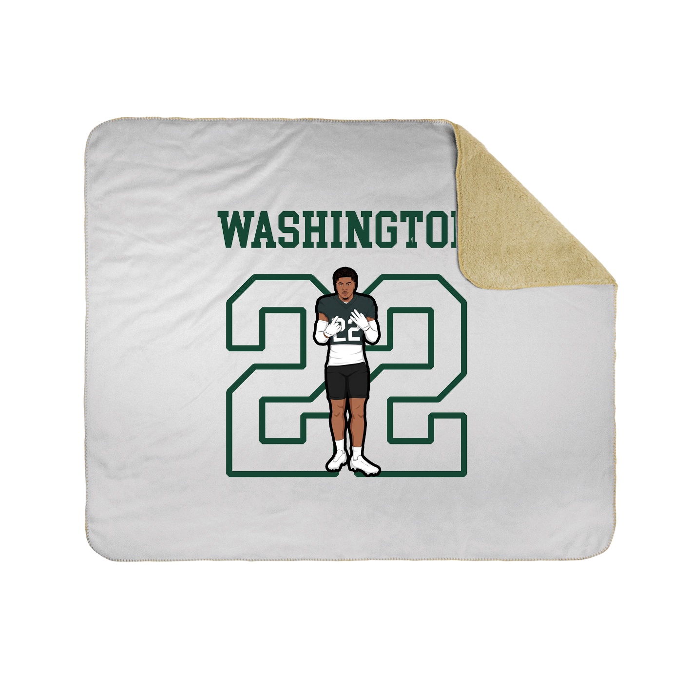 Throw Blanket — Shirsey in White