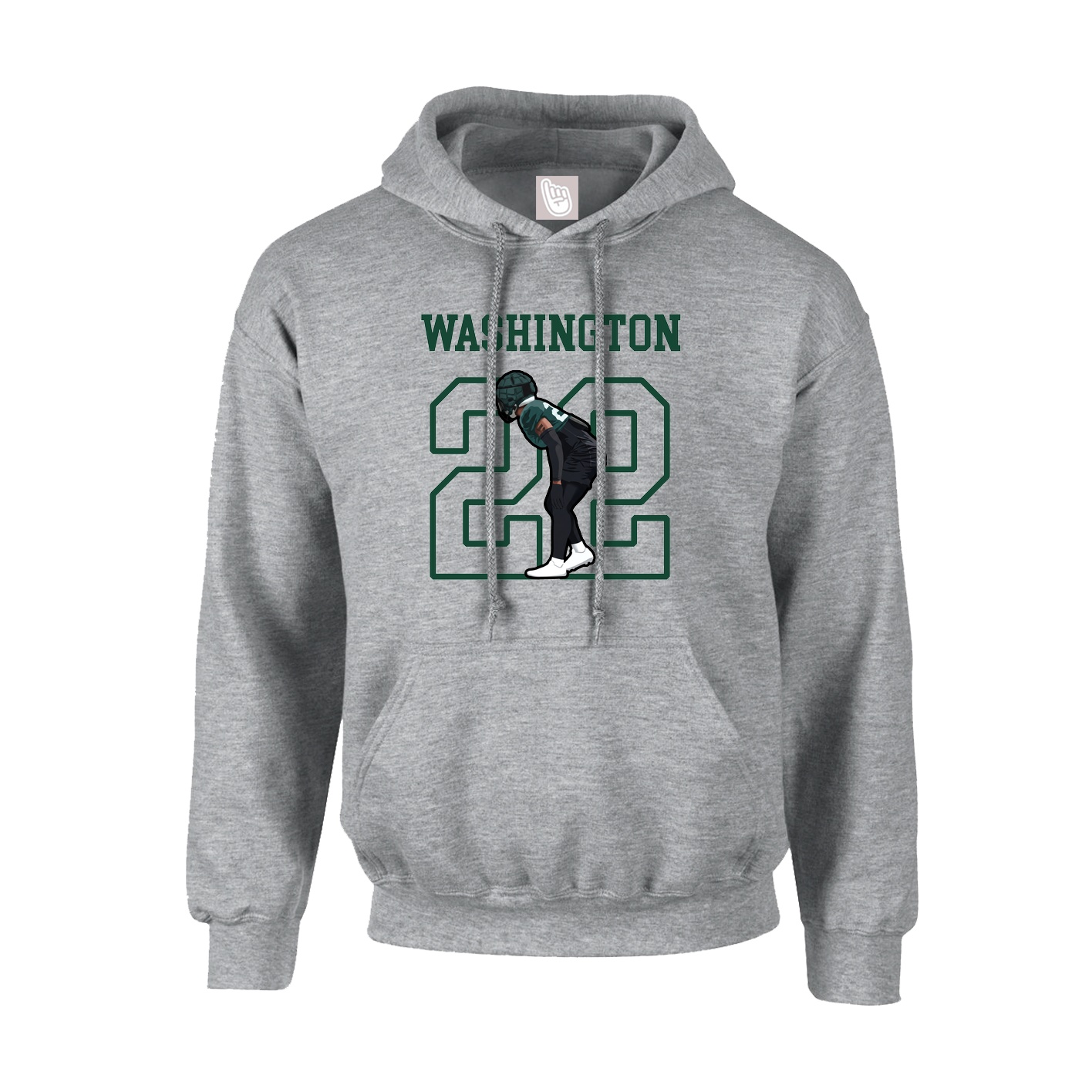Hoodie — Shirsey in Grey