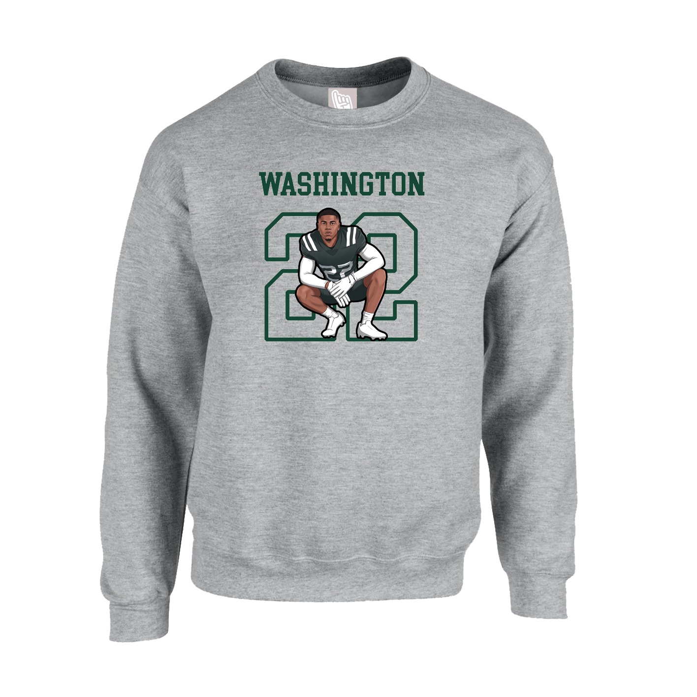 Fleece Crew — Shirsey in Grey