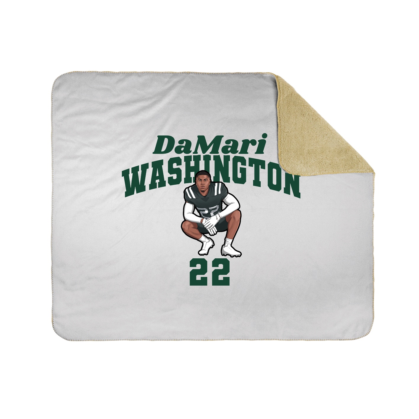 Throw Blanket — Signature Arch in White