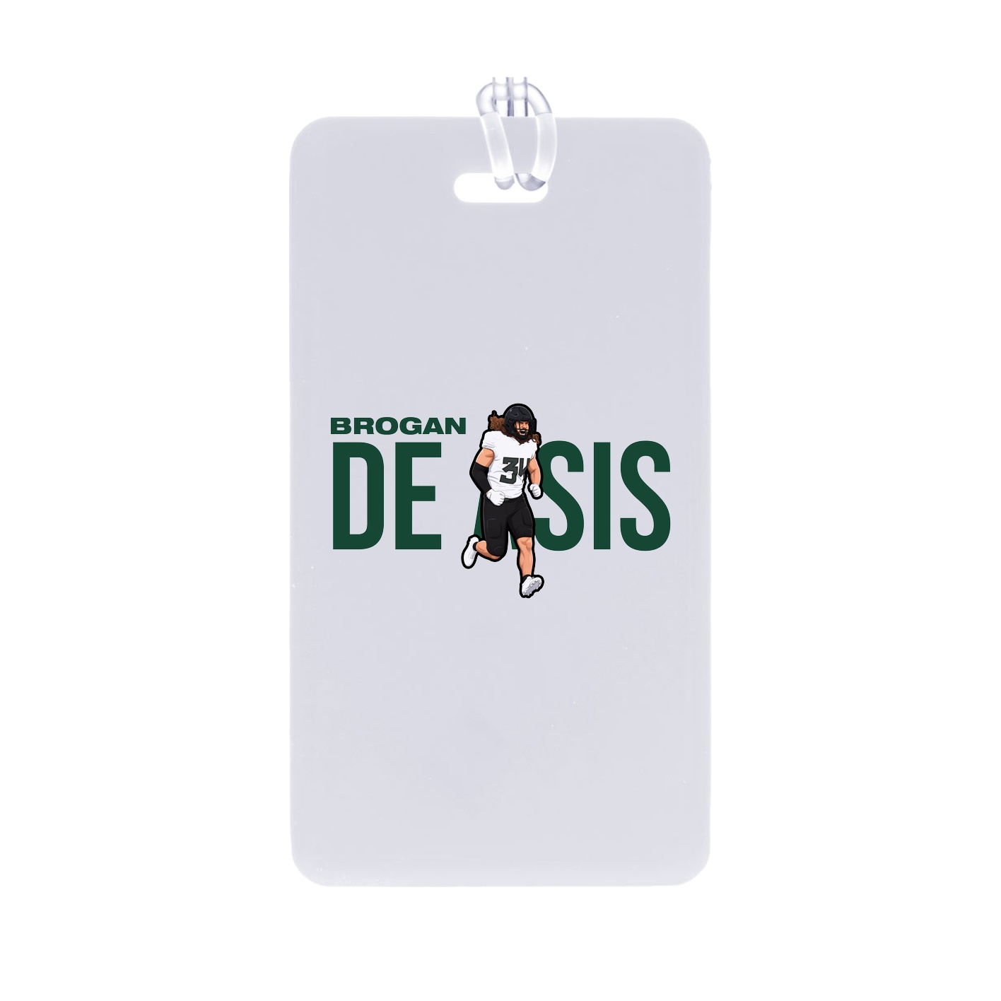 Bag Tag — Player Name in Classic