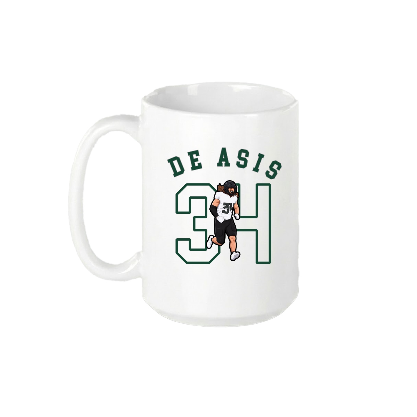 15oz Coffee Mug — Shirsey Arch in White