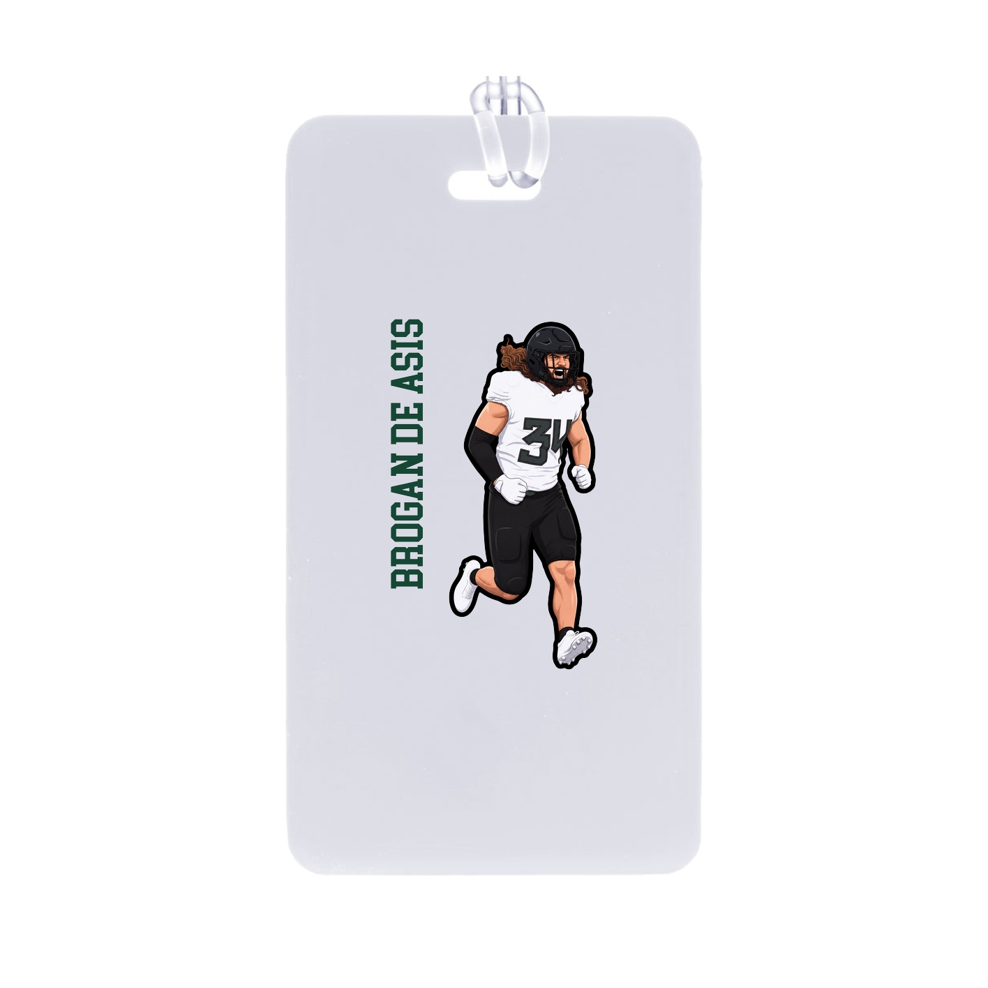 Bag Tag — Name Vertical in Classic
