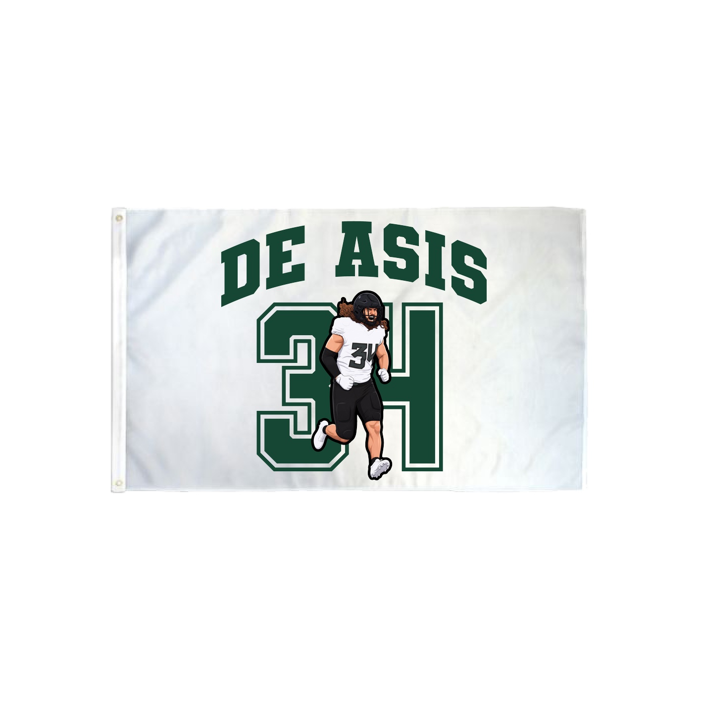 3x5 Flag — Number in Classic