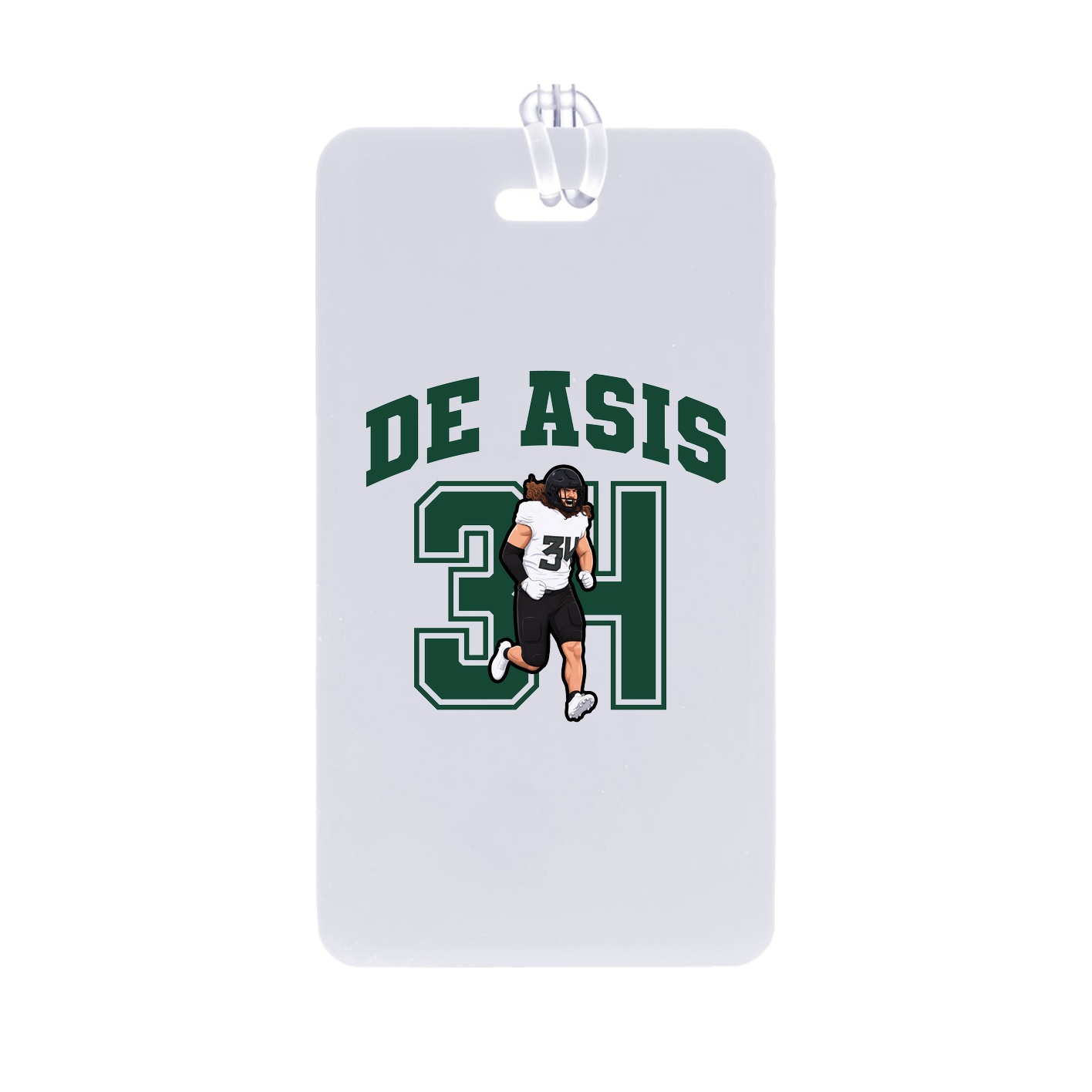 Bag Tag — Number in Classic