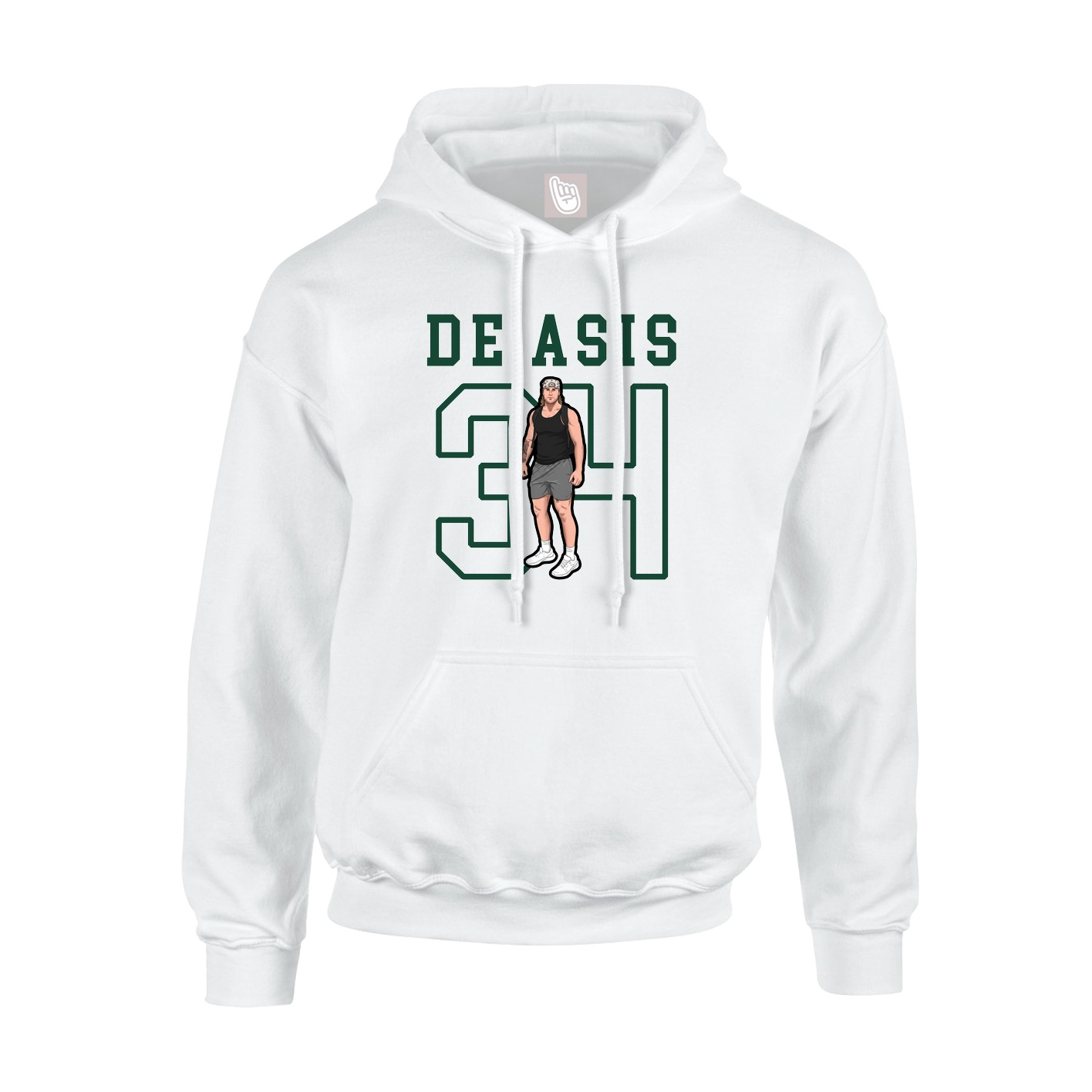 Hoodie — Shirsey in White