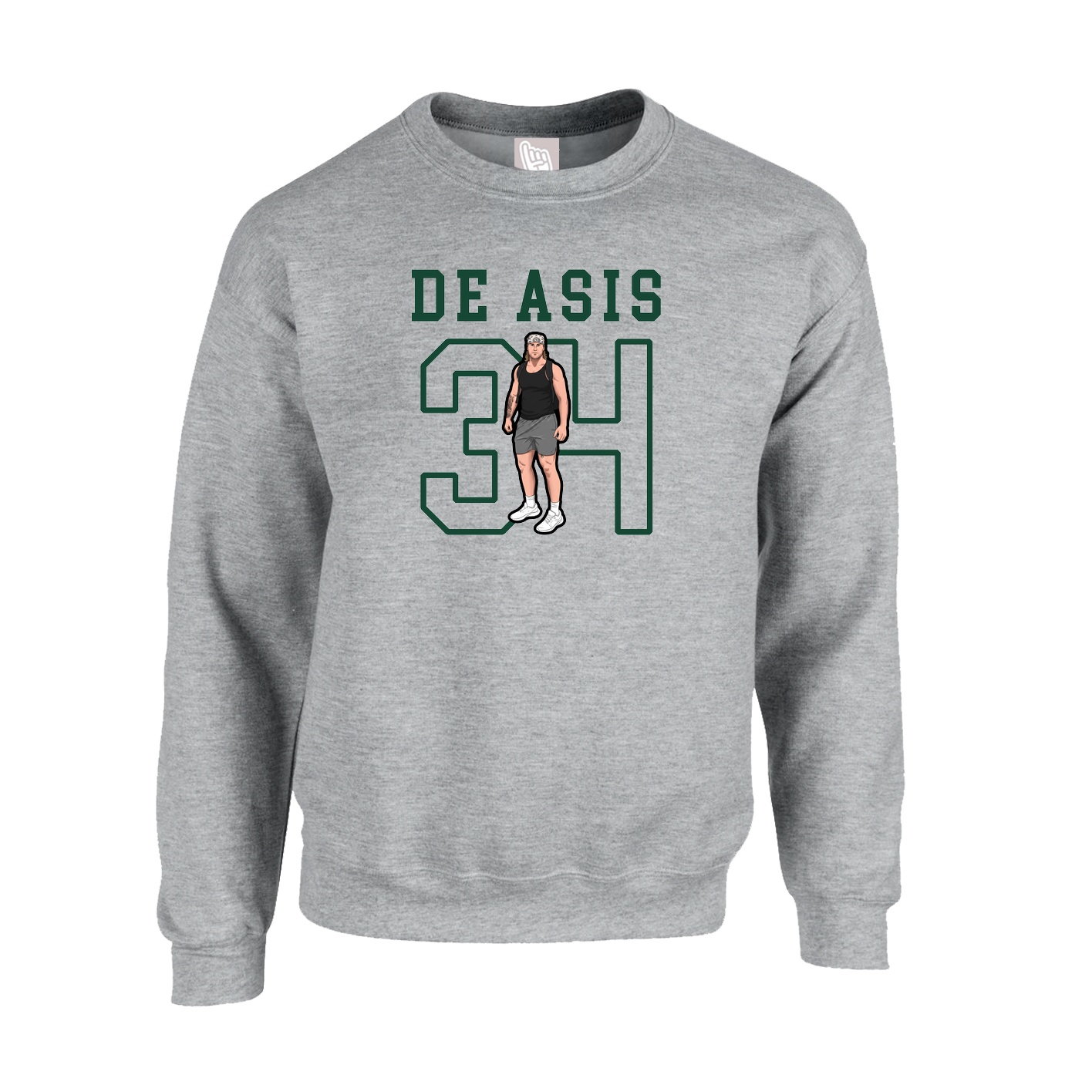 Fleece Crew — Shirsey in Grey
