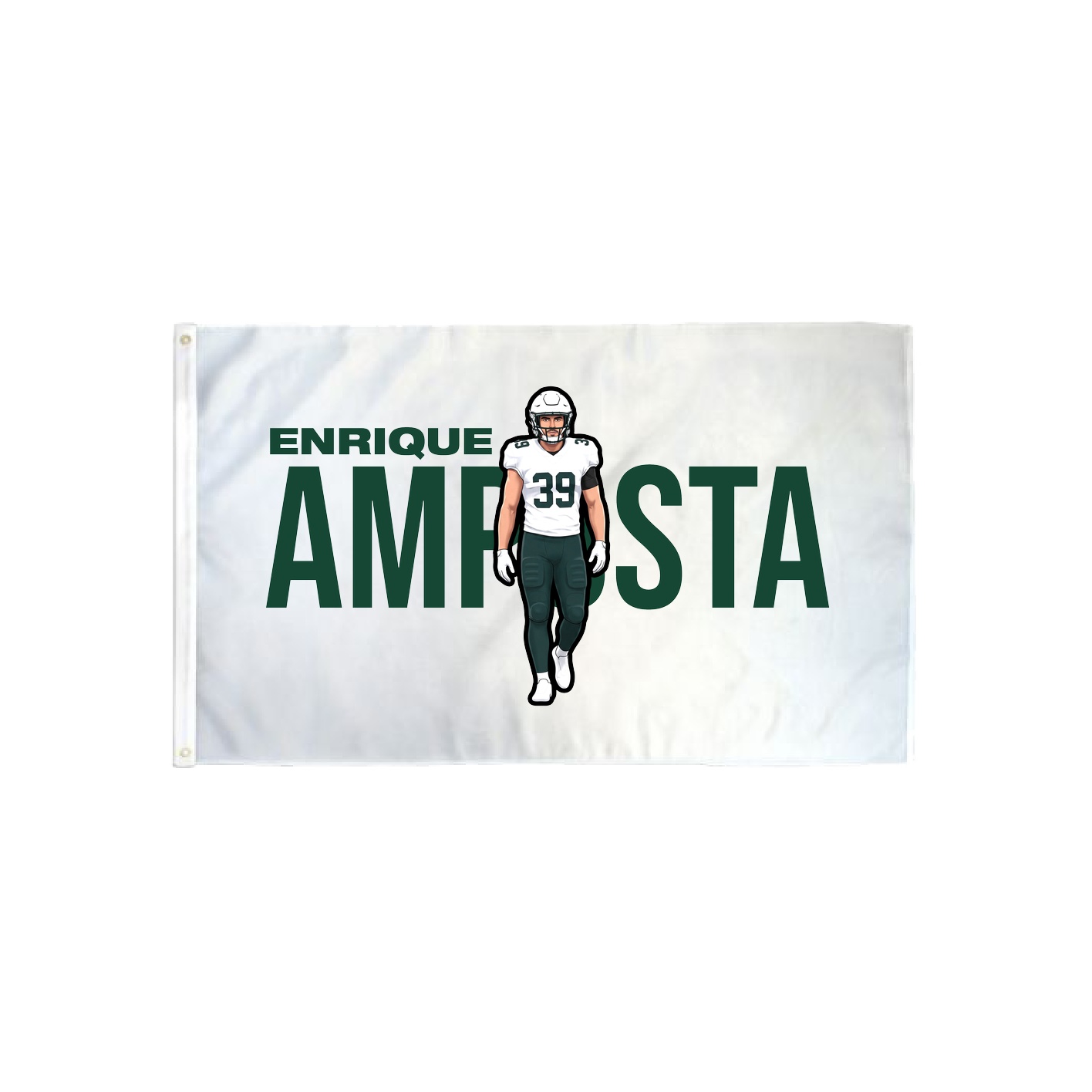 3x5 Flag — Player Name in Classic