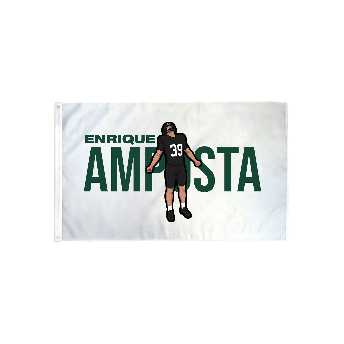 3x5 Flag — Player Name in Classic