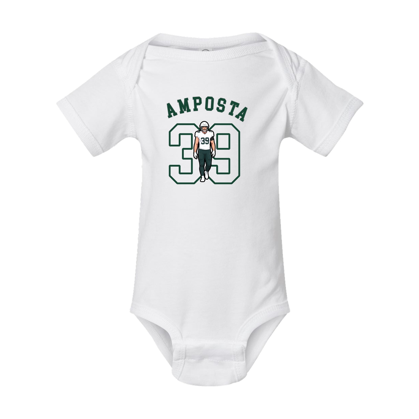 Baby Onesie — Shirsey Arch in White