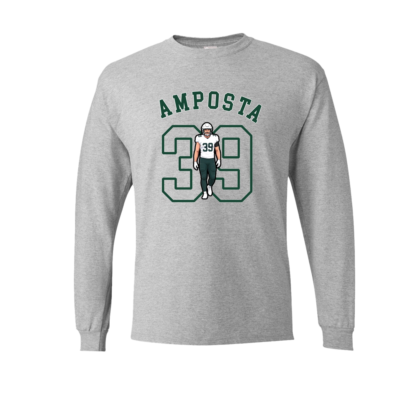 Long Sleeve Tee — Shirsey Arch in Grey