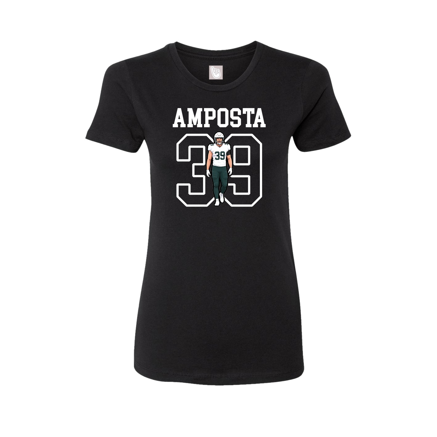 Fitted Women's Tee — Shirsey in Black