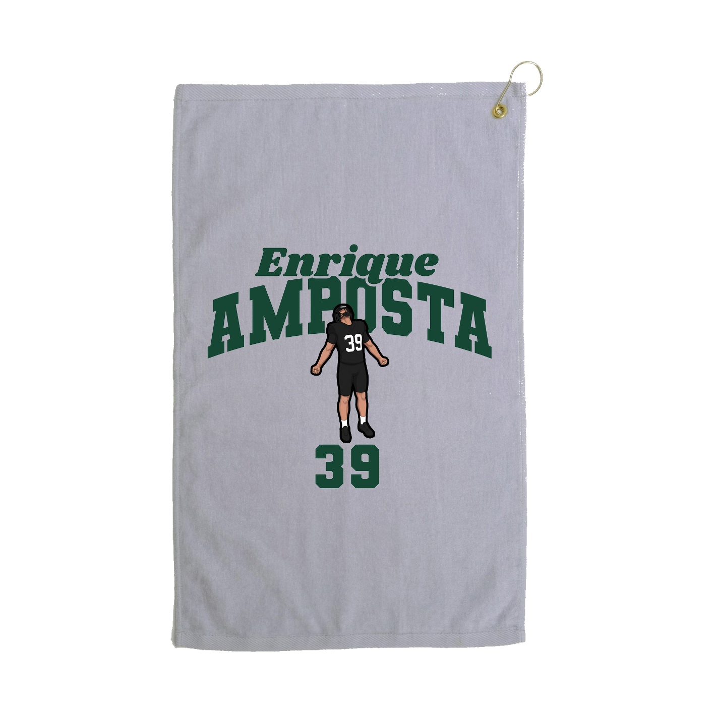 Golf Towel — Signature Arch in Grey