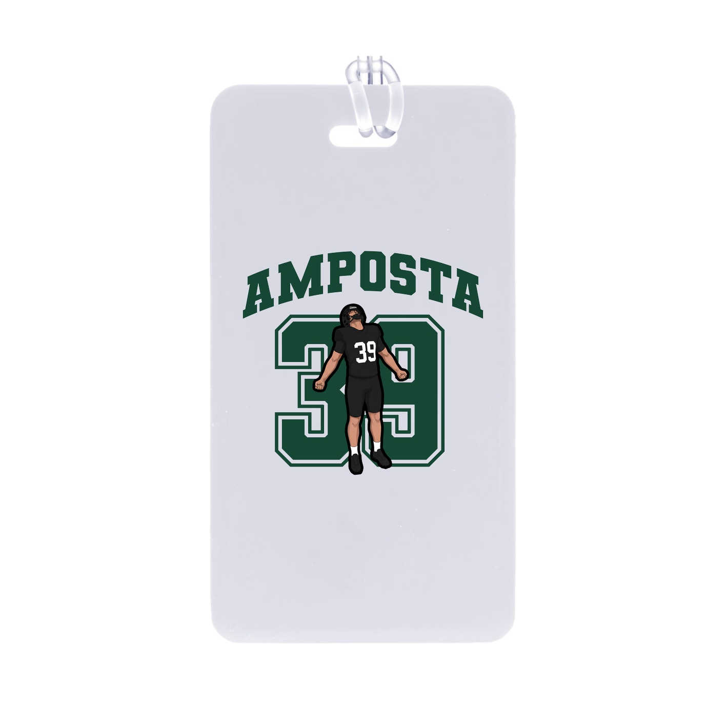 Bag Tag — Number in Classic