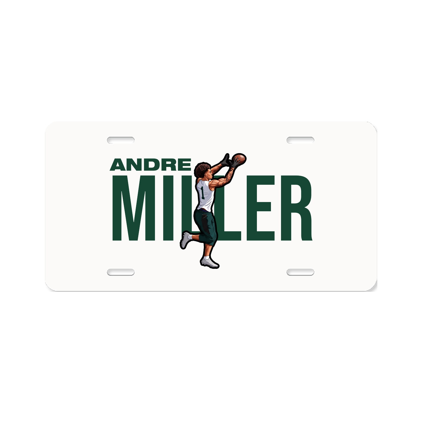 License Plate — Player Name in Classic