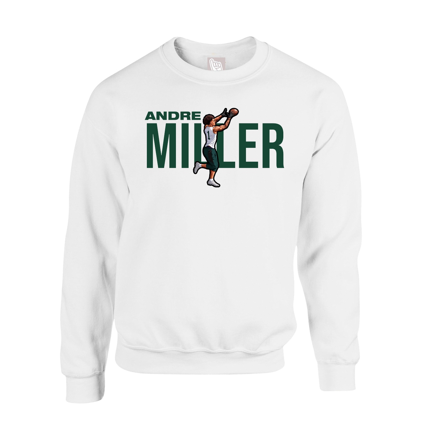 Fleece Crew — Player Name in White