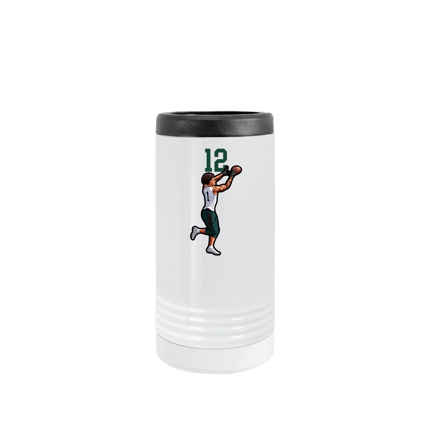 Slim Beverage Holder — Number Top in White