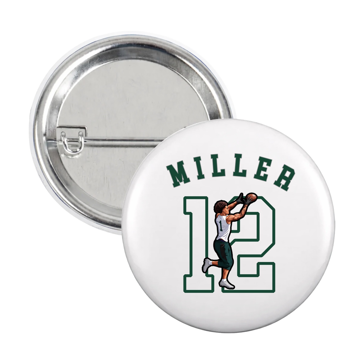Game Day Button — Shirsey Arch in White