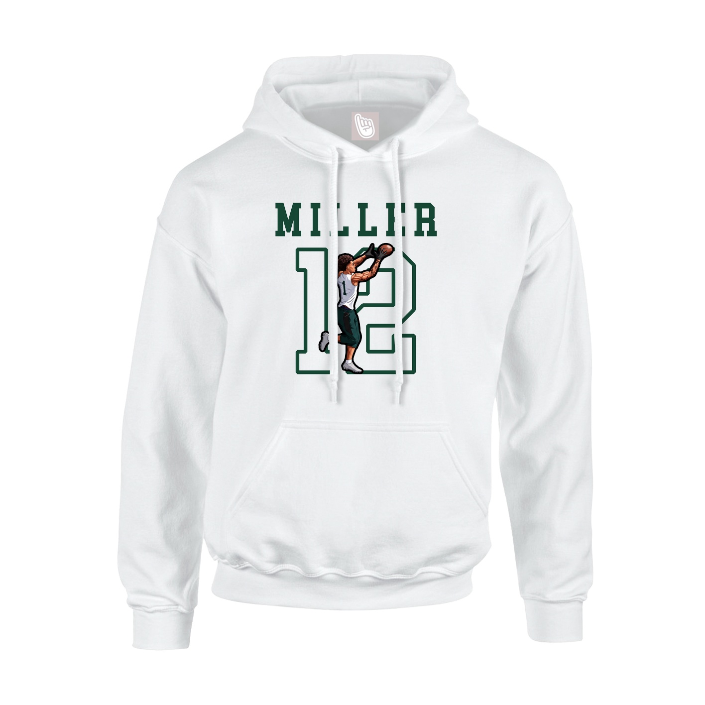 Youth Hoodie — Shirsey in White