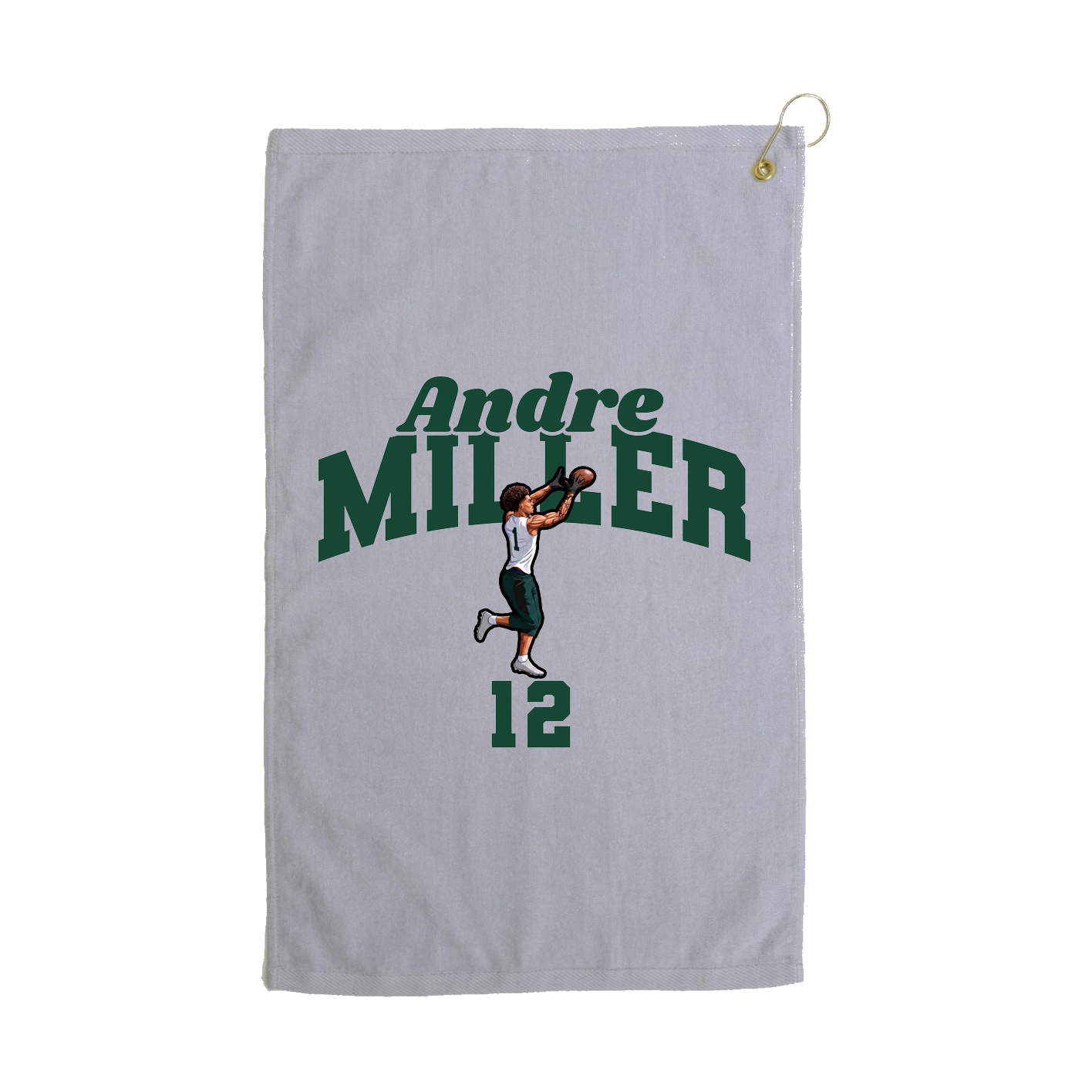 Golf Towel — Signature Arch in Grey