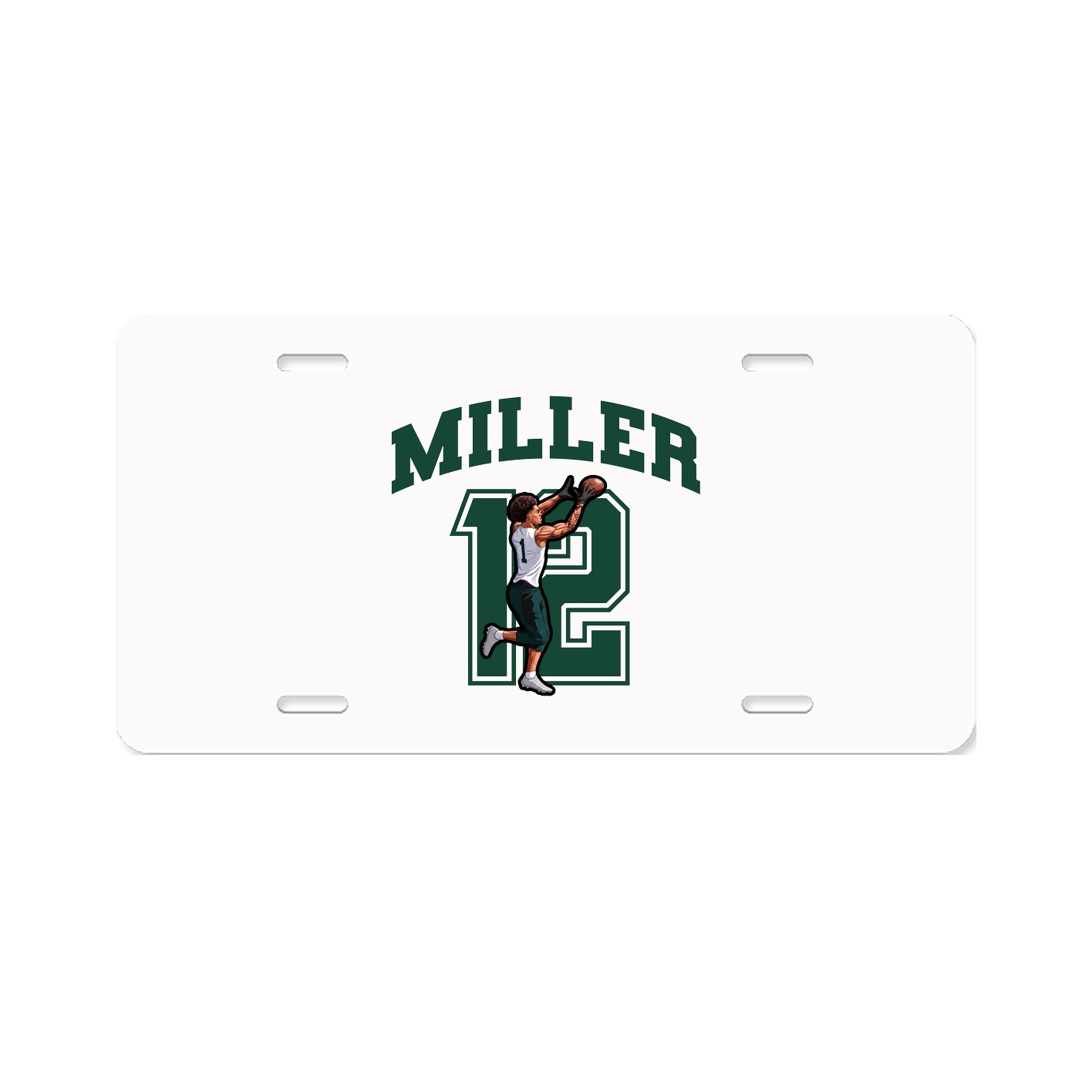 License Plate — Number in Classic