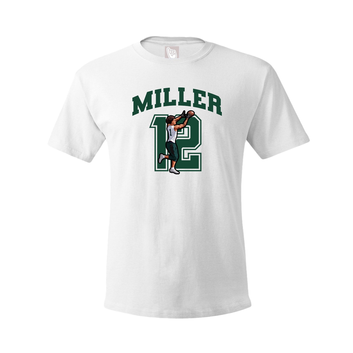Tee — Number in White