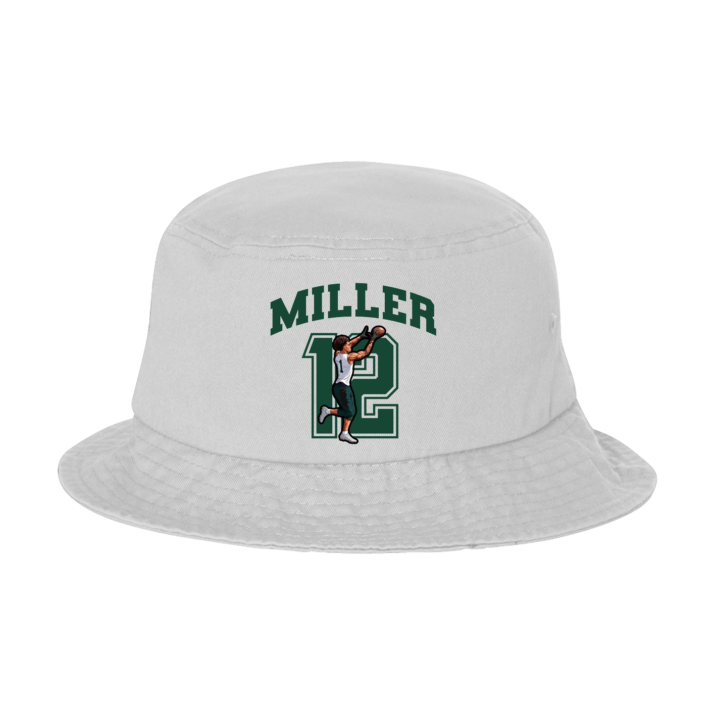 Bucket Cap — Number in White