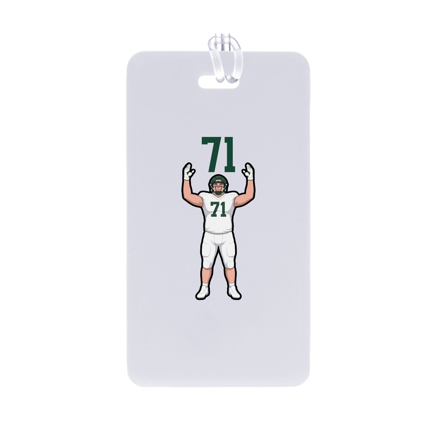 Bag Tag — Number Top in Classic