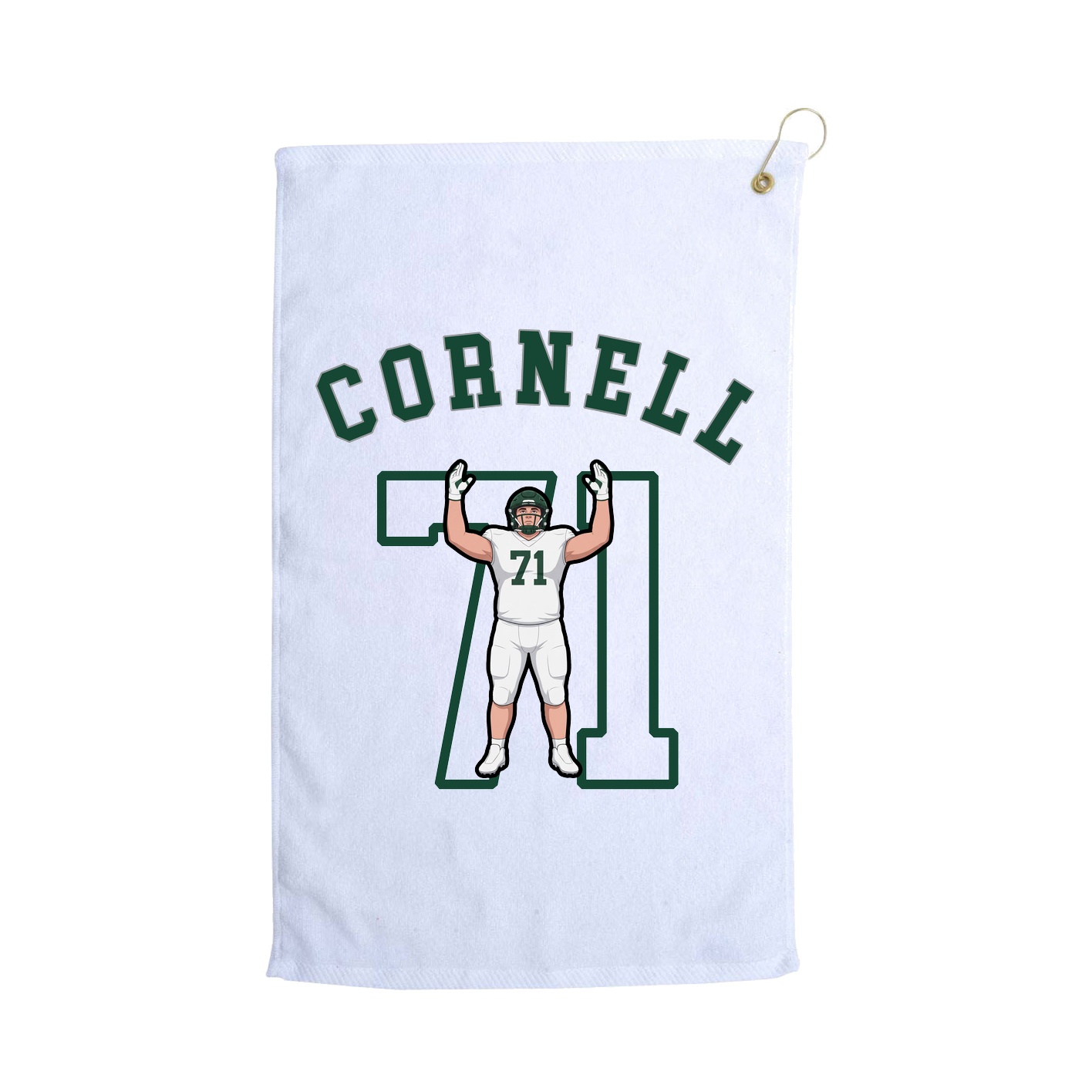 Golf Towel — Shirsey Arch in White