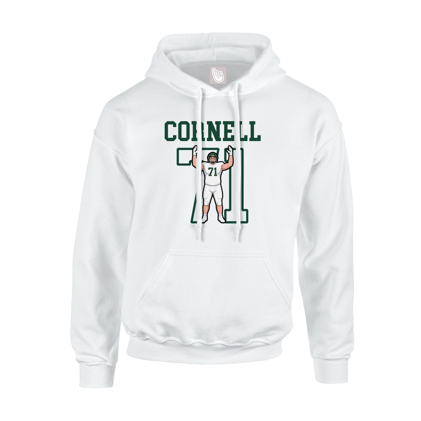 Youth Hoodie — Shirsey in White