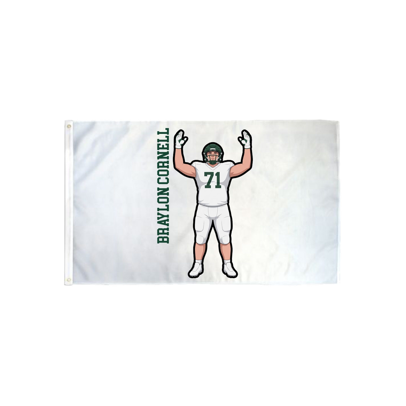 3x5 Flag — Name Vertical in Classic