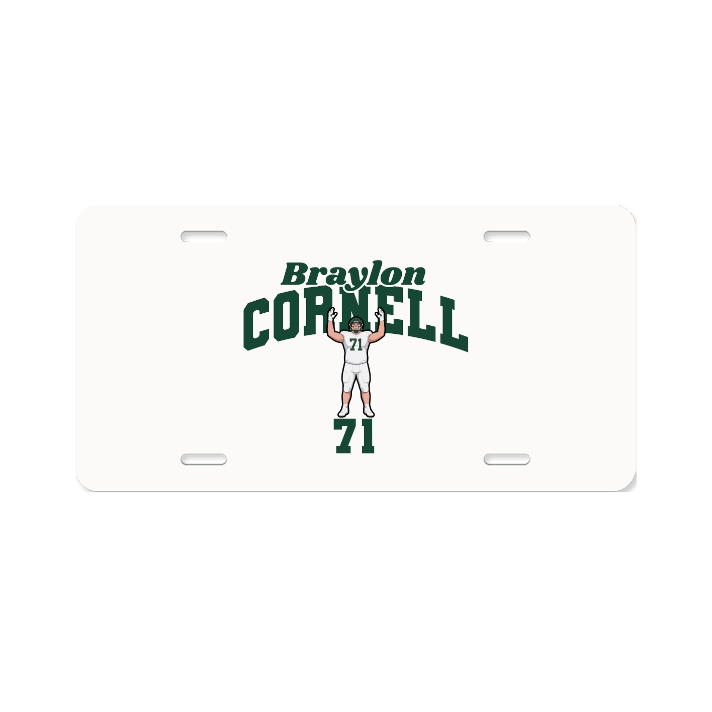 License Plate — Signature Arch in Classic