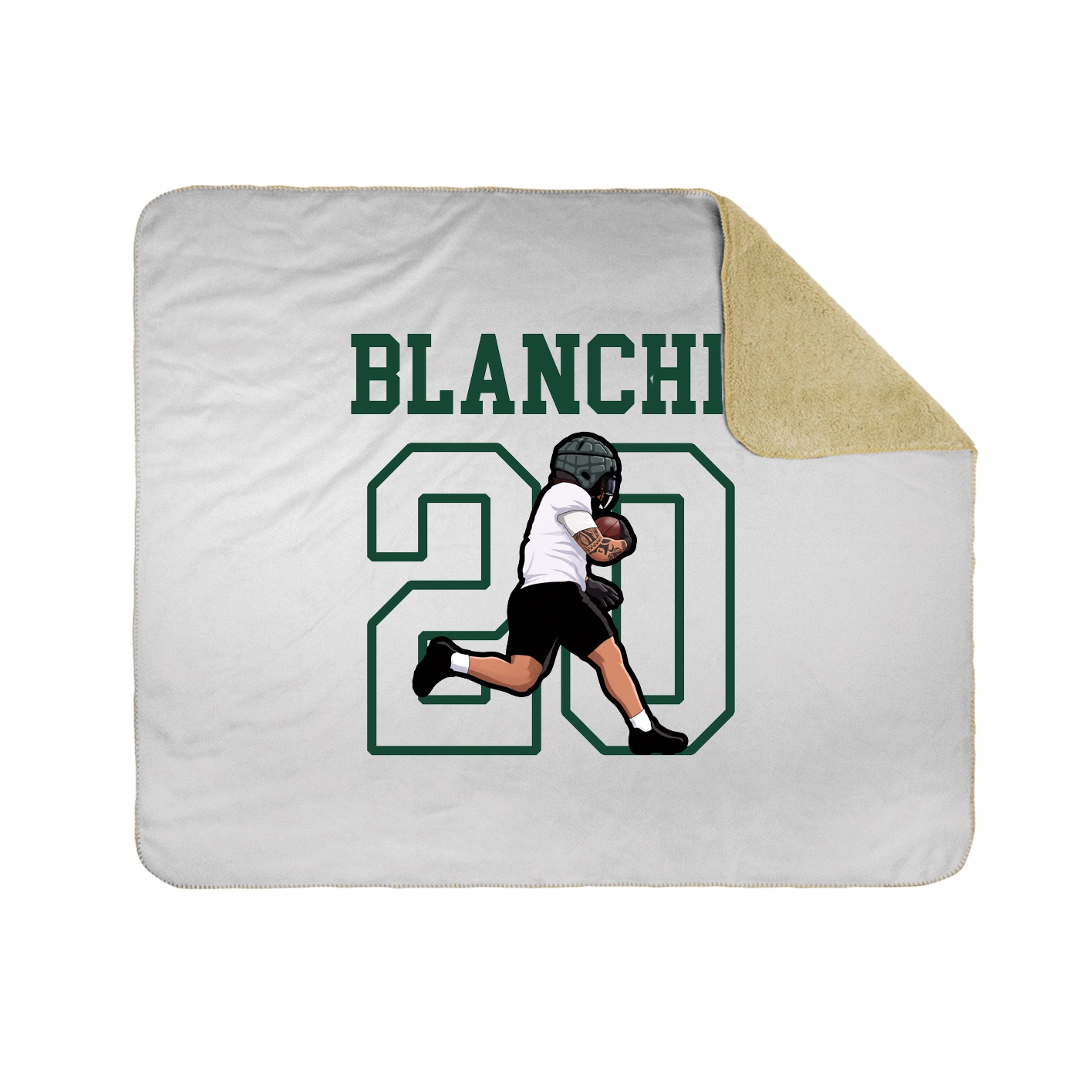 Throw Blanket — Shirsey in White