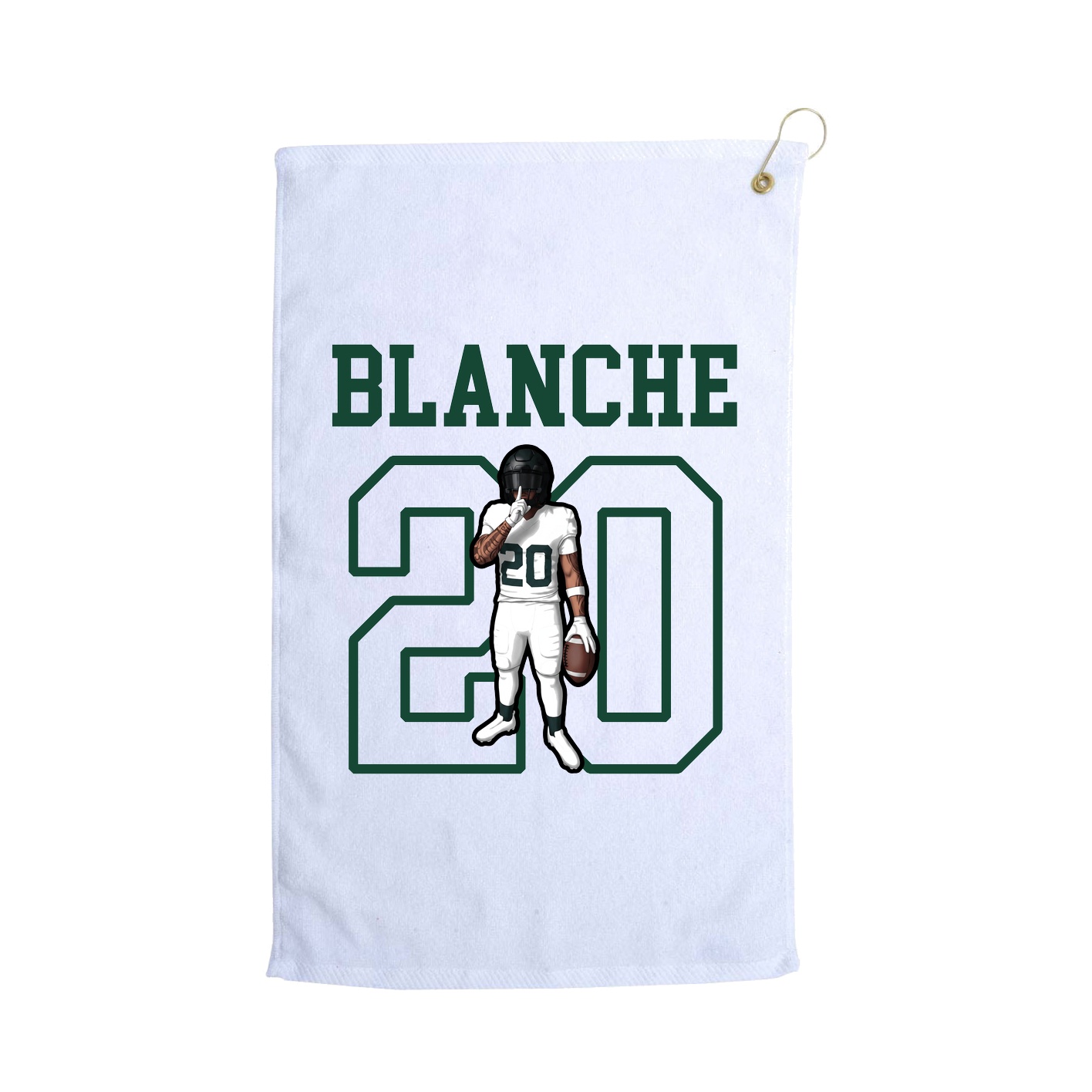 Golf Towel — Shirsey in White