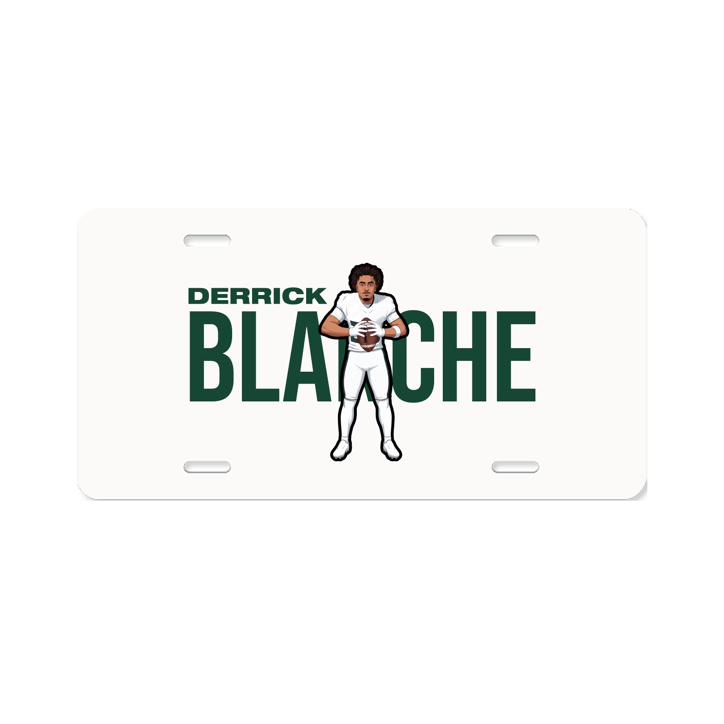 License Plate — Player Name in Classic