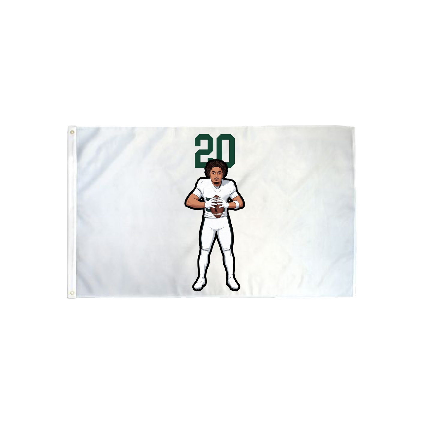 3x5 Flag — Number Top in Classic