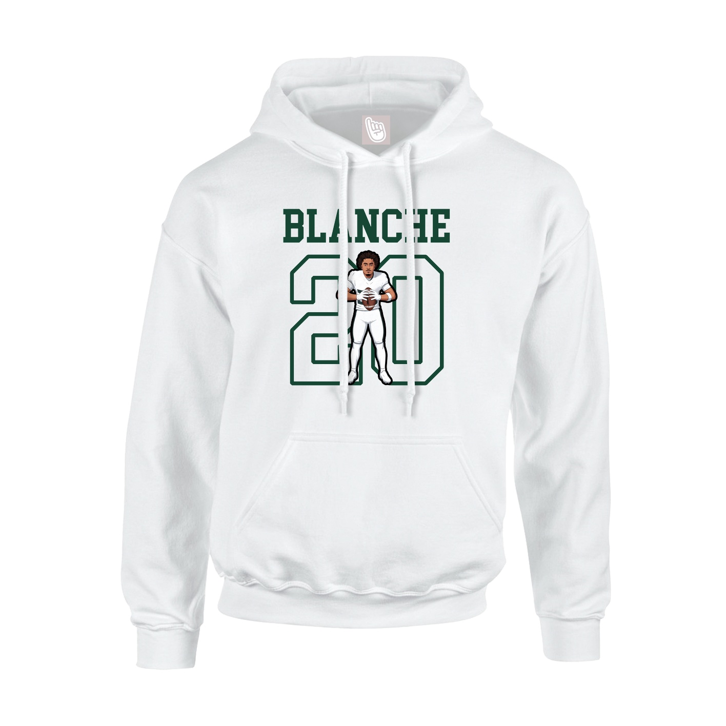 Youth Hoodie — Shirsey in White