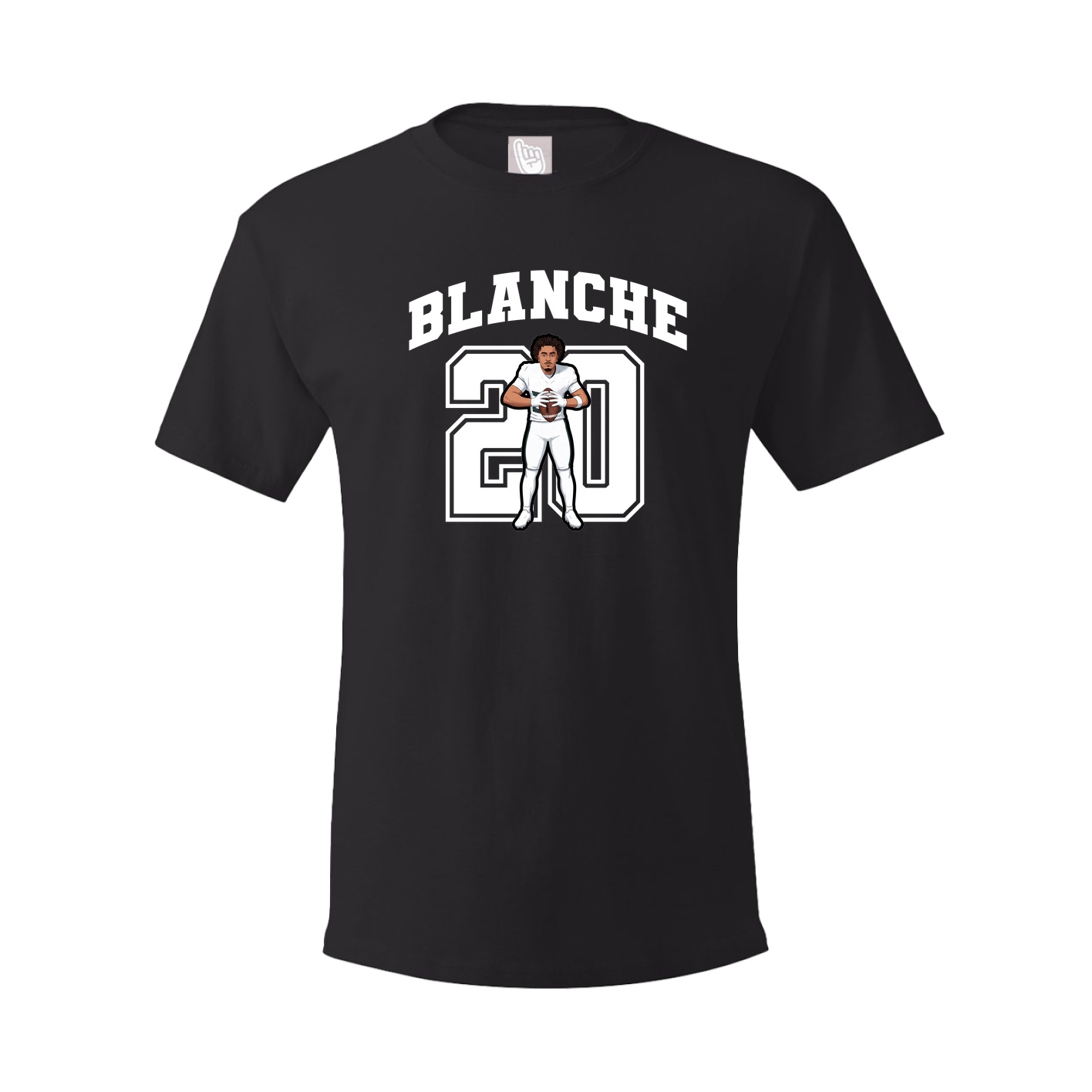 Youth Tee — Number in Black