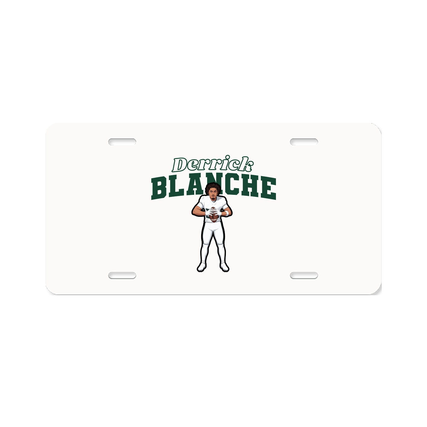 License Plate — Name Arch in Classic